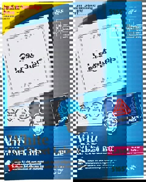 Label Maker Label: White, Paper, 11